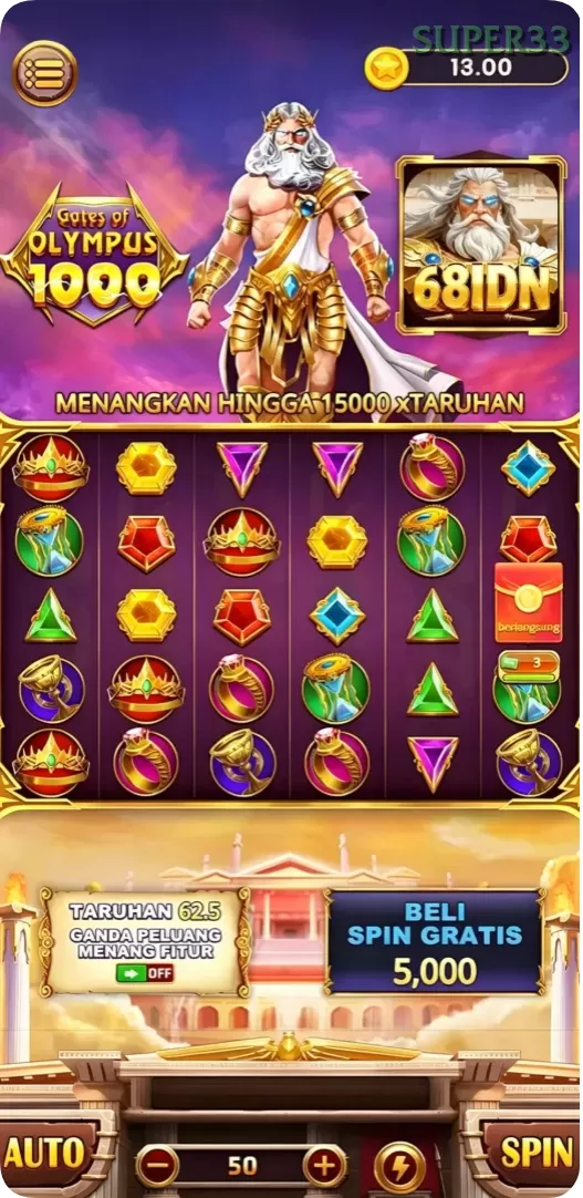Galeri pratinjau visual super33 build APK resmi terbaru